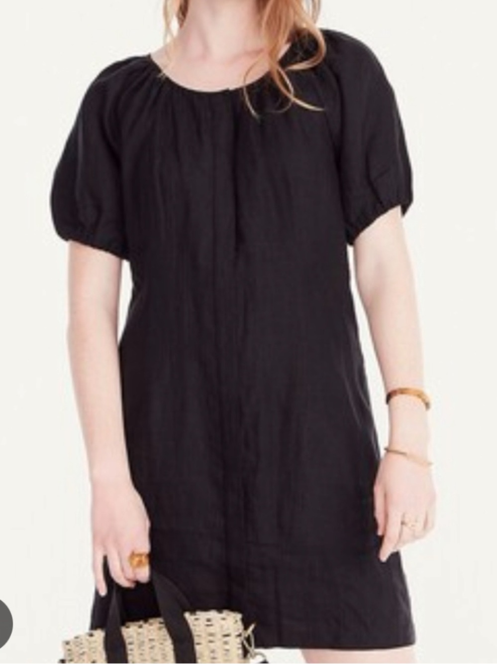 J. Crew V Back Linen Shirt Dress Size 4 Tall